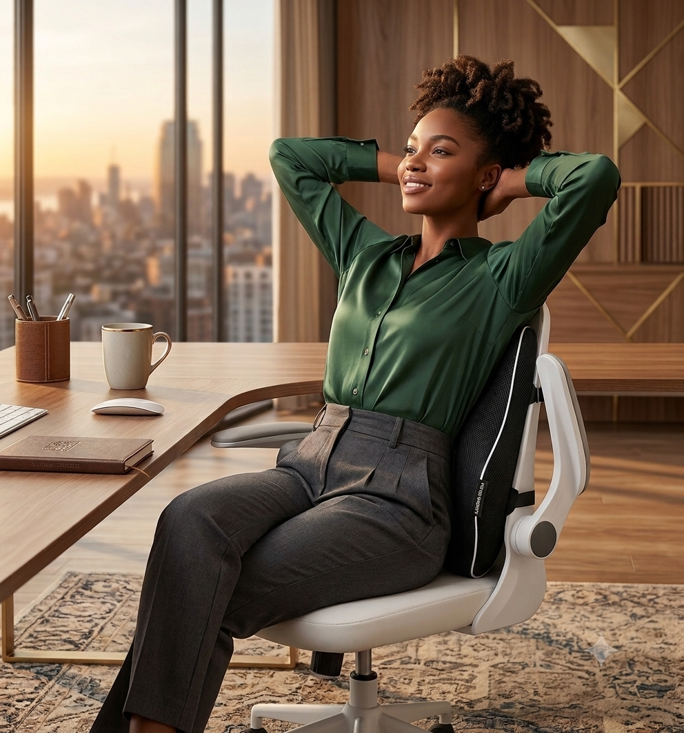 Lumbar Support Pillow - For Car, Office & Home